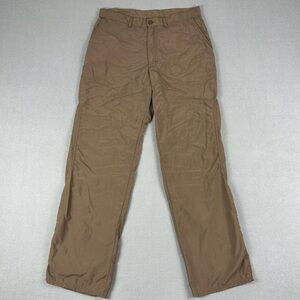 Eddie Bauer Pants Mens 33 X 30 Beige Relaxed Fit Wrinkle And Stain Resistant